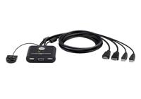 ATEN CS22HF USB FHD HDMI-kabel switch 2-poorts