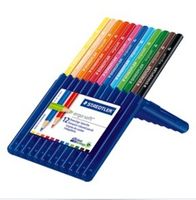 Kleurpotloden Staedtler Ergosoft driekantig 12stuks assorti