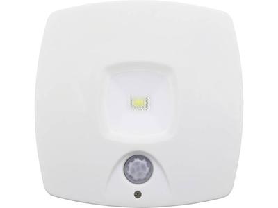 Müller-Licht 27700015 LED-nachtlamp met bewegingsmelder Vierkant LED Daglichtwit Wit