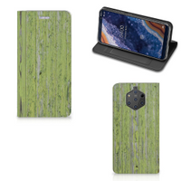 Nokia 9 PureView Book Wallet Case Green Wood - thumbnail