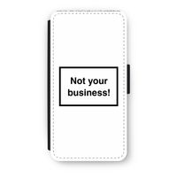 Not your business: iPhone 8 Plus Flip Hoesje - thumbnail