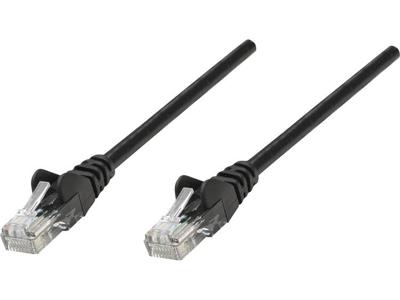 Intellinet 345378 RJ45 Netwerkkabel, patchkabel CAT 5e U/UTP 10.00 m Zwart 1 stuk(s)