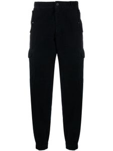 Tommy Hilfiger corduroy tapered cargo trousers - Bleu