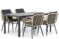 Coco Leonardo/Varano 160 cm dining tuinset 5-delig