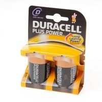 Batterij Durac.gr.staaf 1.5v D lr20(2)blist.