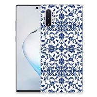 Samsung Galaxy Note 10 Plus TPU Case Flower Blue - thumbnail