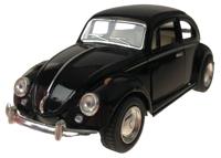 Toys Amsterdam auto Volkswagen Beetle pull back 1:32 staal zwart