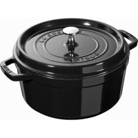 Braadpan Staub shiny black 24cm