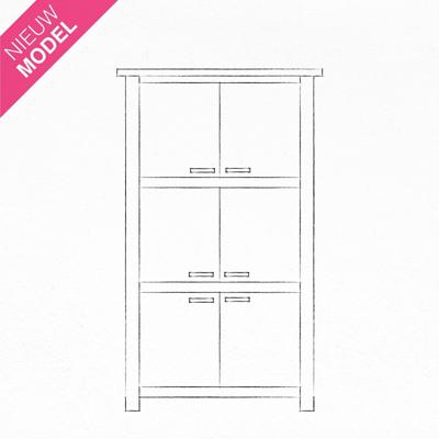 Opbergkast Beaufort | Hout  | Eikenhout | Bruin