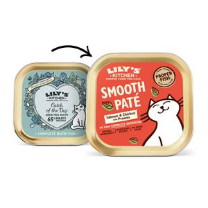 LILY'S KITCHEN CAT SMOOTH PATE SALMON & CHICKEN 19X85 GR