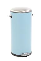 EKO Belle Deluxe Step Bin 30L, Metaal, Blauw, 38 x 33,8 x 66 cm