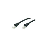 Telegaertner L0006D0099 RJ45 netwerkkabel, patchkabel CAT 5e F/UTP 20,00 m, zwart, vlamvertragend, met