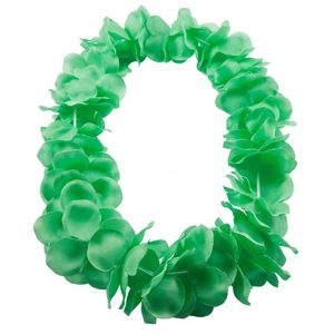 Hawaii kransen bloemen slingers neon groen