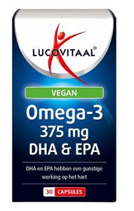 Lucovitaal Omega-3 375mg EPA & DHA vegan (30 caps)