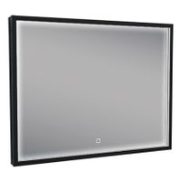 Badkamerspiegel Maro | 80x60 cm | Rechthoekig | Directe LED verlichting | Touch button | Met verwarming