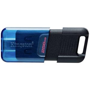 Kingston DataTraveler 80 M USB-stick Retail 256 GB Zwart/blauw DT80M/256GB USB-C