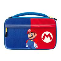 PDP Commuter: Power Pose Mario Hardshell-doos Nintendo Blauw, Rood