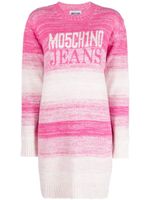 Moschino pull en laine mérinos à logo en intarsia - Rose