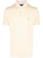 Tommy Hilfiger logo-embroidered cotton polo shirt - Jaune