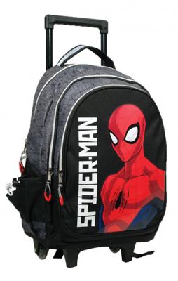 Arditex trolleyrugzak Spider Man jongens 46 x 32 cm polyester zwart