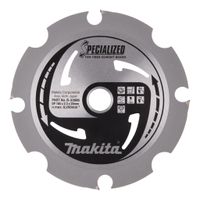 Makita Accessoires Cirkelzaagblad | Vezelcementplaat | Pcd 165X20X2,3 4T 12G - B-33685