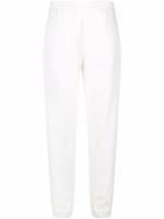 Moncler pantalon de jogging fuselé en coton - Blanc