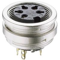 Lumberg KFV 71 DIN-connector Bus, inbouw verticaal Aantal polen: 7 Zilver 1 stuk(s) - thumbnail