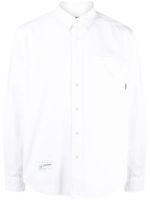 CHOCOOLATE chemise en coton à patch logo - Blanc