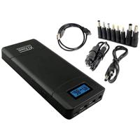 XTPower XT-20000 QC3 Powerbank 20400 mAh Li-ion USB, DC-aansluiting 3,5 mm Zwart - thumbnail