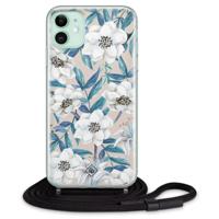 iPhone 11 hoesje met koord - Touch of flowers