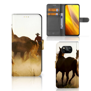 Xiaomi Poco X3 | Poco X3 Pro Telefoonhoesje met Pasjes Design Cowboy