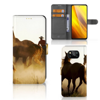 Xiaomi Poco X3 | Poco X3 Pro Telefoonhoesje met Pasjes Design Cowboy - thumbnail