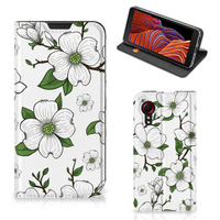 Samsung Galaxy Xcover 5 Smart Cover Dogwood Flowers - thumbnail