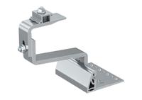 Fischer RH 52-67 HB AL 10 aluminium haken voor dakpannen, 4 treden, horizontaal, voor fotovoltaïsche zonnepaneelprofielen, 571747