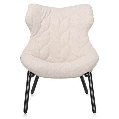 Kartell Foliage Fauteuil Trevira Beige / Zwart