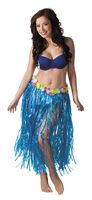 Hawaii rok lang blauw 80cm - thumbnail