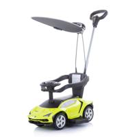 Loopauto Lamborghini Centenario groen, 3 in 1 met duwstang en luifel