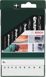 Bosch Accessories 2609255482 Universeel boor assortiment 9-delig