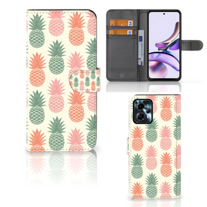 Motorola Moto G13 | G23 Book Cover Ananas