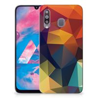 Samsung Galaxy M30 TPU Hoesje Polygon Color