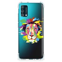 Samsung Galaxy M02s | A02s Stevig Bumper Hoesje Lion Color - thumbnail