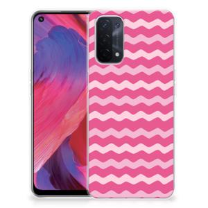 OPPO A93 5G TPU bumper Waves Pink