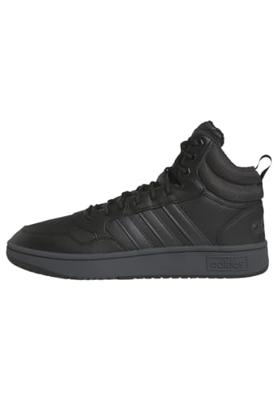 adidas Hoops 3.0 Mid Wtr Schoenen – Mid (geen voetbal) heren,Core Black Carbon Ftwr White,44 2/3 EU