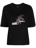 SPORT b. by agnès b. Katoenen T-shirt - Zwart