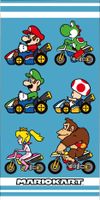 Mario strandlaken mariokart 70 x 140 cm - thumbnail