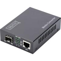 Digitus DN-82211 Mediaconverter 1 SFP, GBIC, LAN, LAN 10/100/1000 MBit/s, SFP 1 / 10 GBit/s