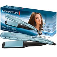 Remington Stijltang Wet2Straight Brede Stylingplaten ( Wijde Platen, Op Nat Haar Te Gebruiken, Voor Lang, Dik Haar) S7350