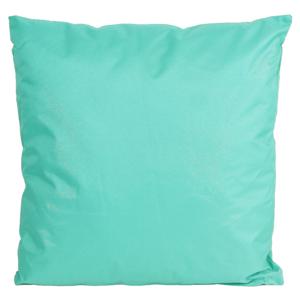 Buiten of tuin sier kussens - aqua blauw - 45 x 45 cm - binnen/buiten - tuinbank