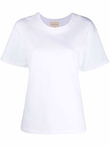 Loulou Studio t-shirt à effet d'épaules descendues - Blanc