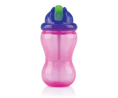 Nuby drinkbeker Flip-It anti-lek 360 ml roze Nuby drinkbeker Flip-It anti-lek 360 ml roze